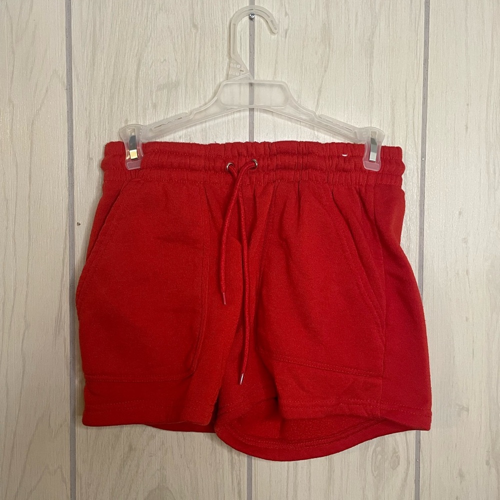 Rue21 Vibrant Red Athletic Sweat Shorts